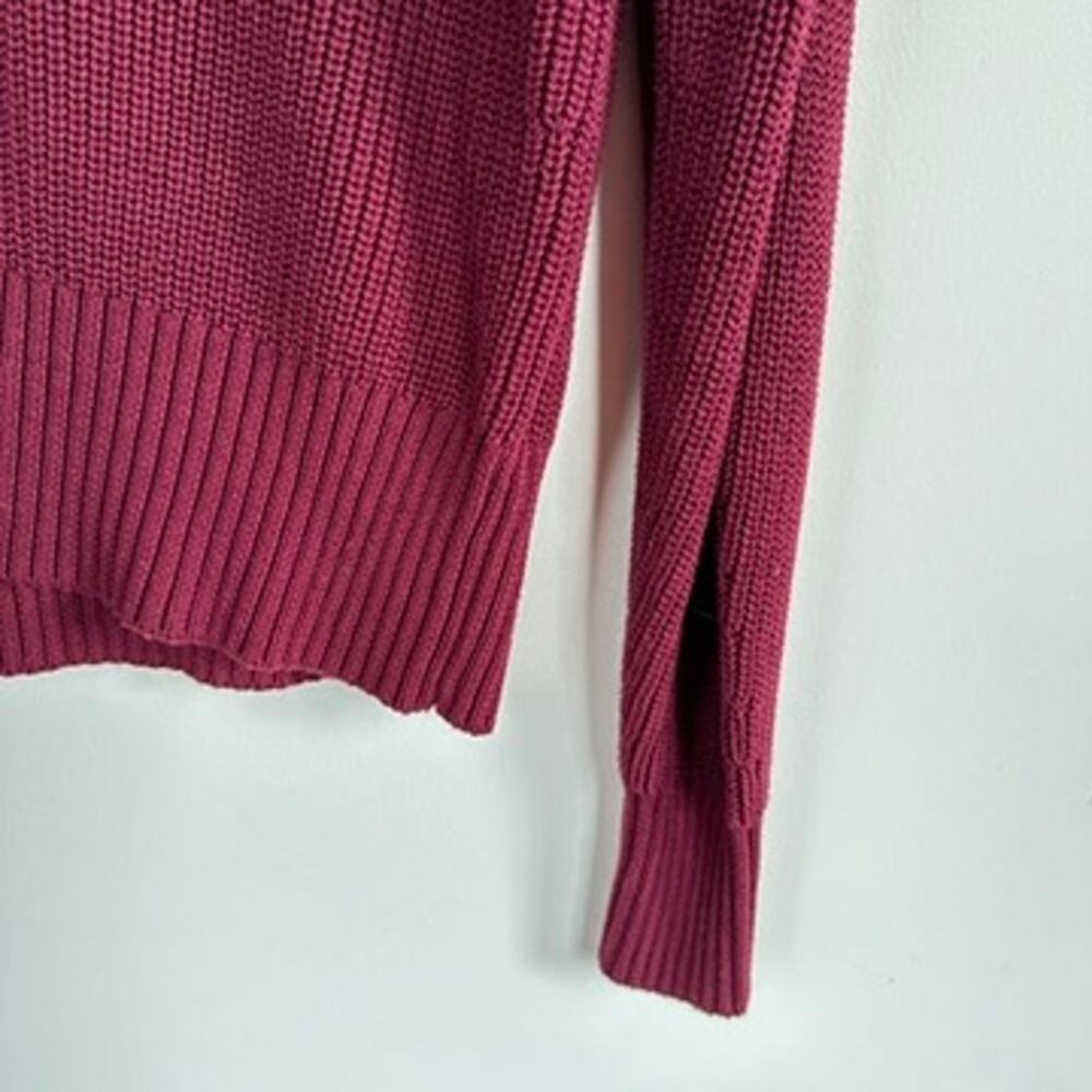 Pistola Camille Strong Shoulder Vneck Pullover Knit Sweater Long Sleeve - Picture 3 of 11